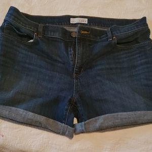Blue jean shorts LOFT